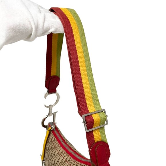 Dior Multicolor Canvas Shoulder Bag - Picture 12 of 14